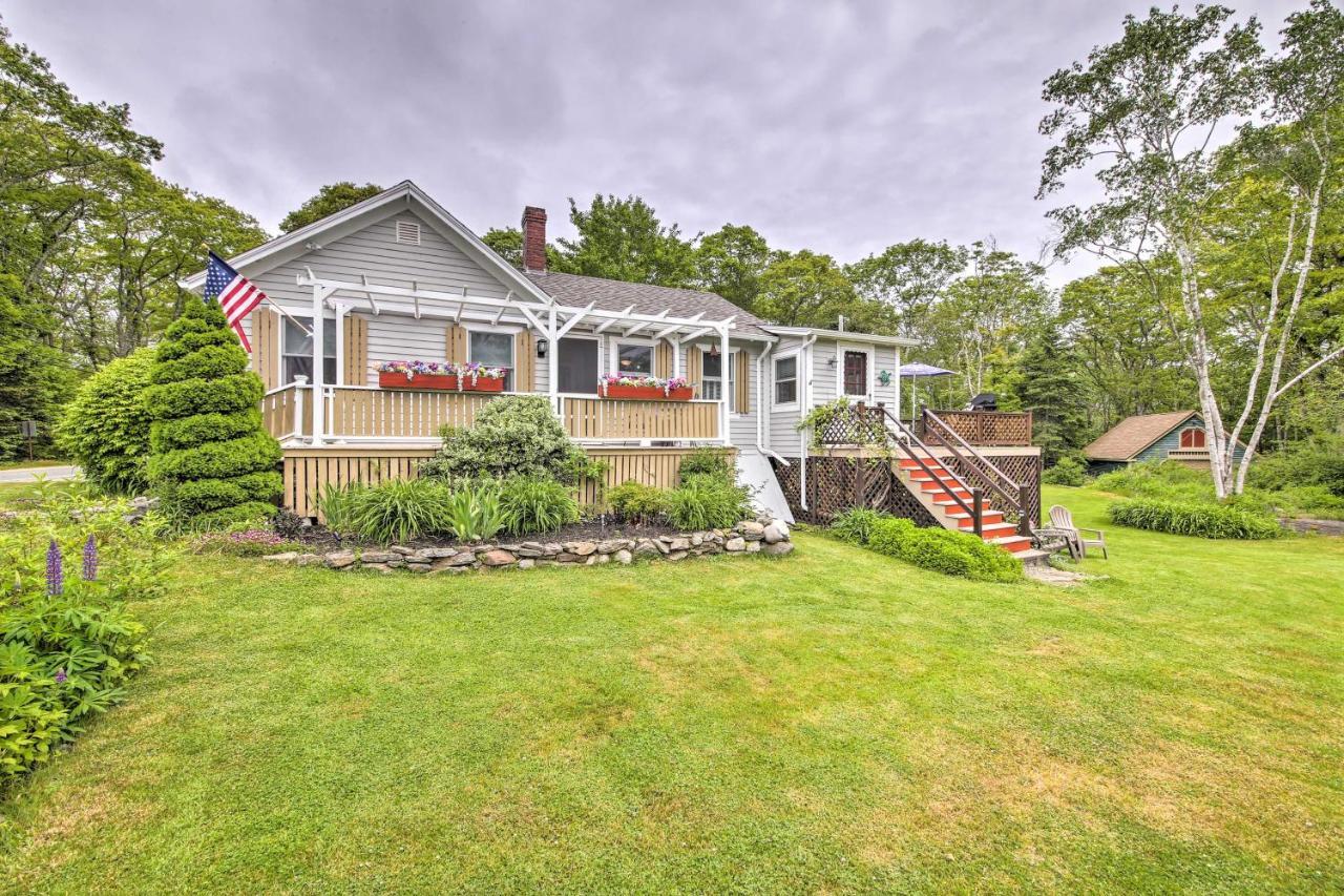 Charming East Boothbay Cottage With Large Yard! 외부 사진